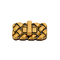 กระเป๋าโท้ททอทรงสี่เหลี่ยม Metal Twist Lock Gold Handbag Purse Lock