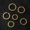 ผู้ถือแหวนกุญแจชุบทองโลหะผสมสังกะสี Anti Corrosion Antirust ISO9001